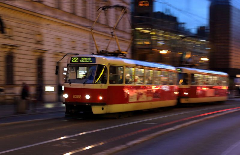 les tramways á Prague