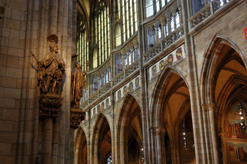 Château de Prague - cathédrale gothique de St Guy