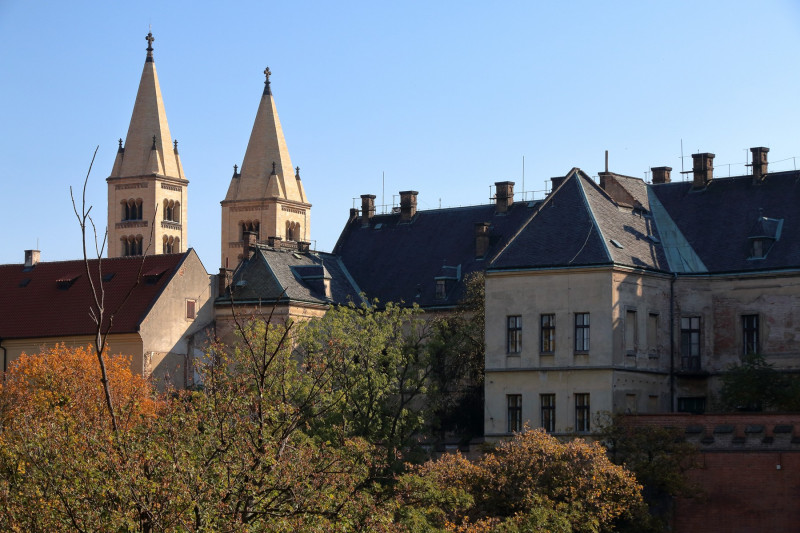 basilique de Saint Georges, vue depuis le jardin royal