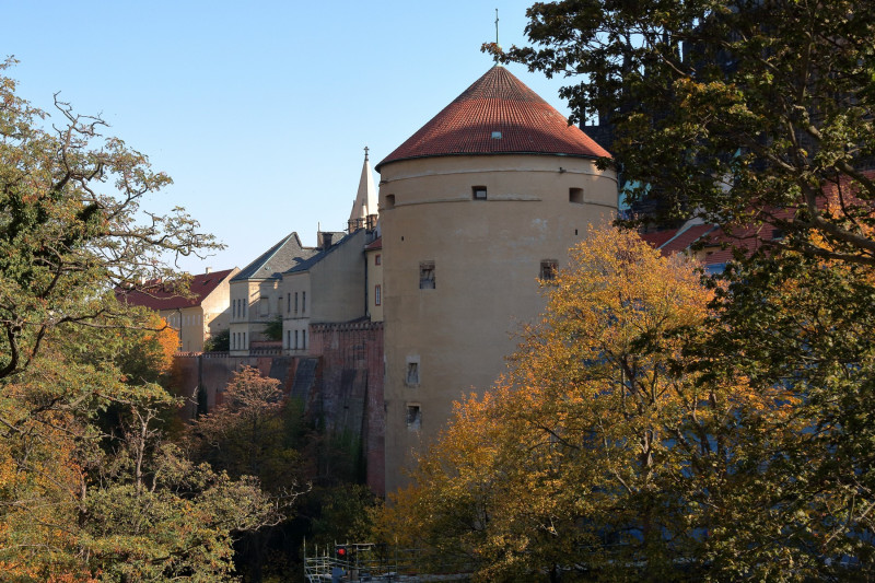 les tours du chateau de Prague